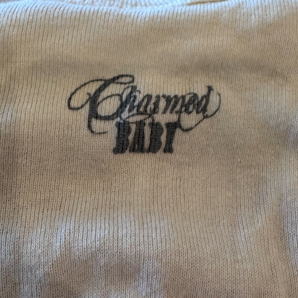 Newborn Cream Baby Onesie with Red Graphic - Austin TX - Picture 5 of 6